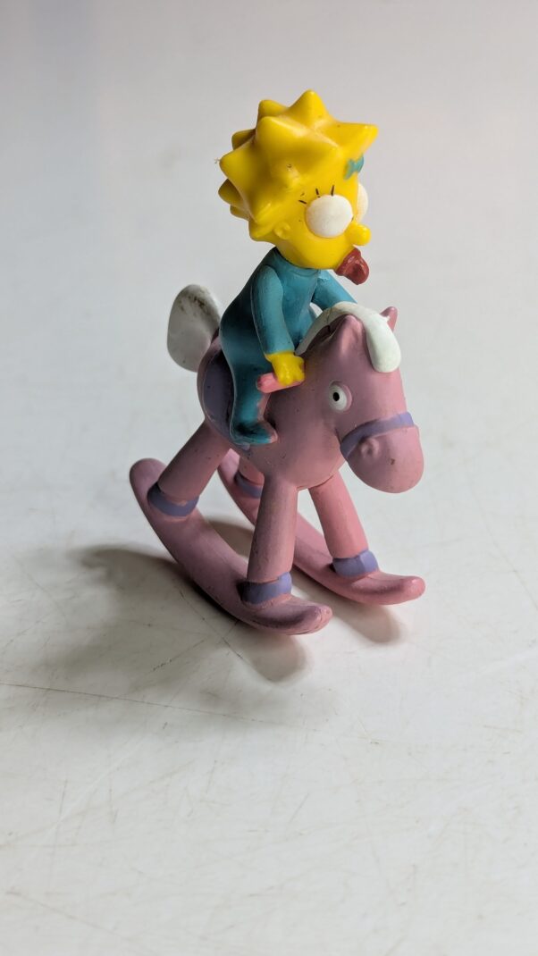 FIGURA DE 2005 MAGGIE SIMPSONS ROCKING HORSE FOX – 15 GRAMAS – #4 USADO (UK) PREÇO DO FRETE NA DESCRIÇÃO - Imagem 4
