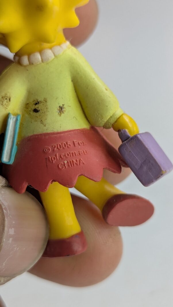 FIGURA DE 2005 LISA SIMPSONS ROCKING HORSE FOX – 12 GRAMAS – #4 USADO (UK) PREÇO DO FRETE NA DESCRIÇÃO - Imagem 7