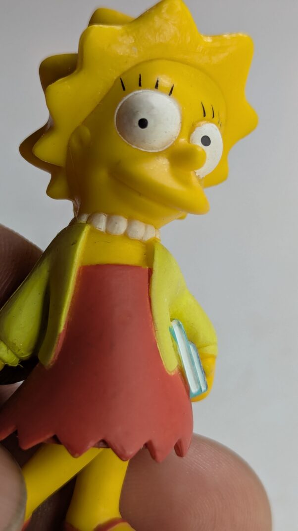 FIGURA DE 2005 LISA SIMPSONS ROCKING HORSE FOX – 12 GRAMAS – #4 USADO (UK) PREÇO DO FRETE NA DESCRIÇÃO - Imagem 2