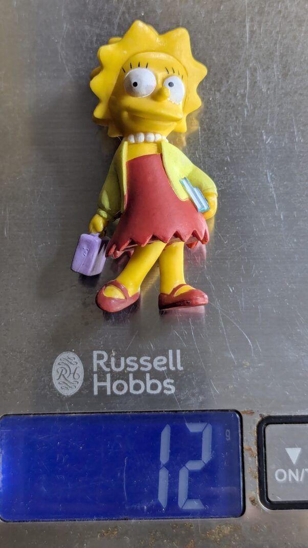 FIGURA DE 2005 LISA SIMPSONS ROCKING HORSE FOX – 12 GRAMAS – #4 USADO (UK) PREÇO DO FRETE NA DESCRIÇÃO - Imagem 8