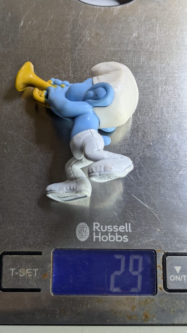 FIGURA DE 2013 MCDONALD'S SMURF HARMONY  – 29 GRAMAS - USADO (UK) PREÇO DO FRETE NA DESCRIÇÃO - Imagem 6