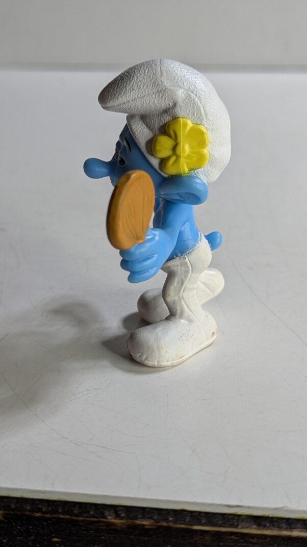 FIGURA DE 2013 MCDONALD'S SMURF VANITY – 20 GRAMAS - USADO (UK) PREÇO DO FRETE NA DESCRIÇÃO - Imagem 3