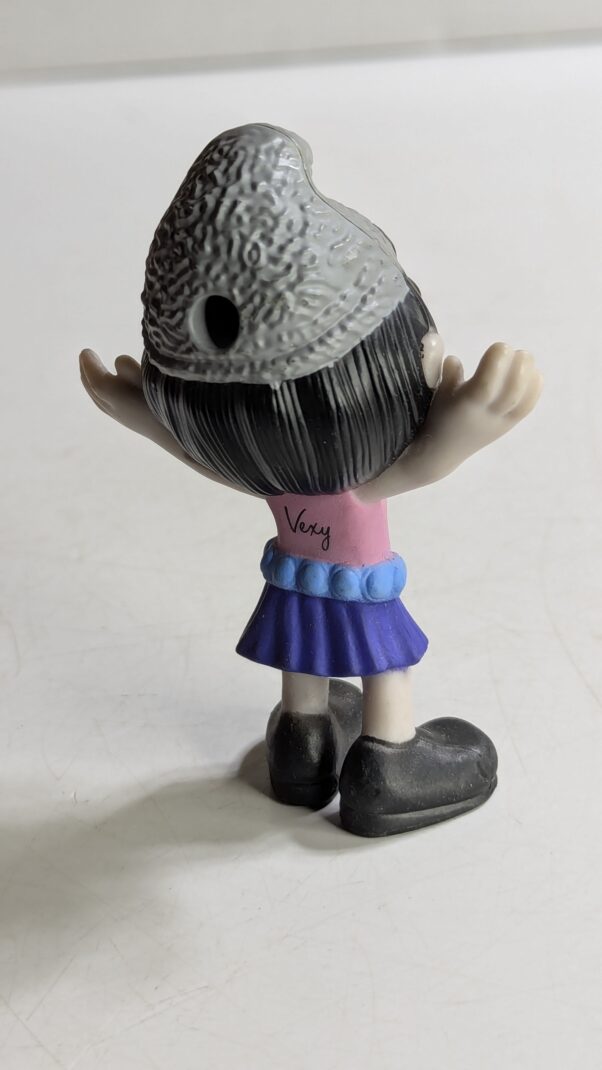 FIGURA DE 2013 MCDONALD'S SMURF VEXY – 18 GRAMAS - USADO (UK) PREÇO DO FRETE NA DESCRIÇÃO - Imagem 2