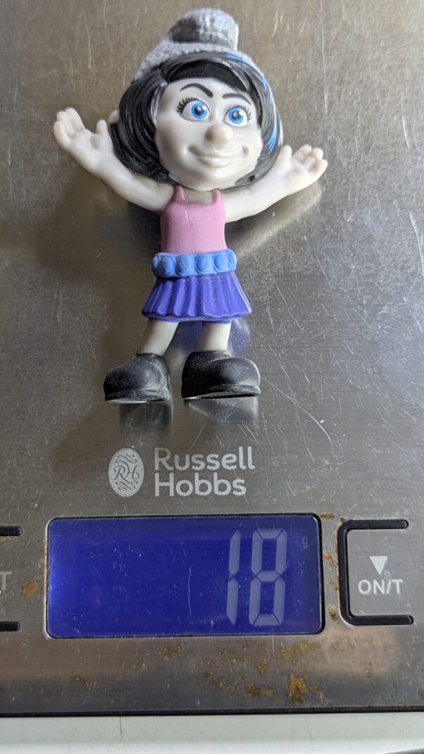 FIGURA DE 2013 MCDONALD'S SMURF VEXY – 18 GRAMAS - USADO (UK) PREÇO DO FRETE NA DESCRIÇÃO - Imagem 6