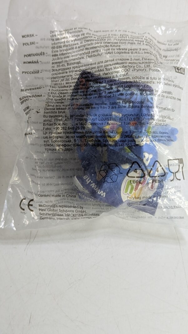 FIGURA DE 2013 MCDONALD'S SMURF 2 SLEEPY – 31 GRAMAS - USADO (UK) PREÇO DO FRETE NA DESCRIÇÃO - Imagem 3