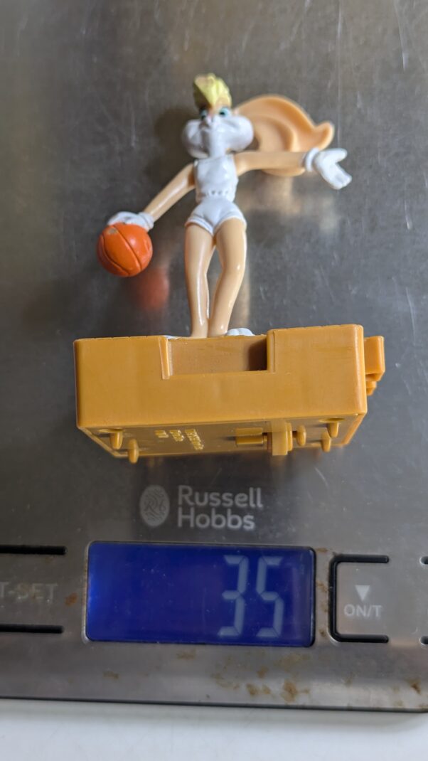 FIGURA DE 1996 MCDONALD'S LOLA BUNNY LOONEY TUNES - SPACE JAM – 35 GRAMAS - #4 USADO (UK) PREÇO DO FRETE NA DESCRIÇÃO - Imagem 6