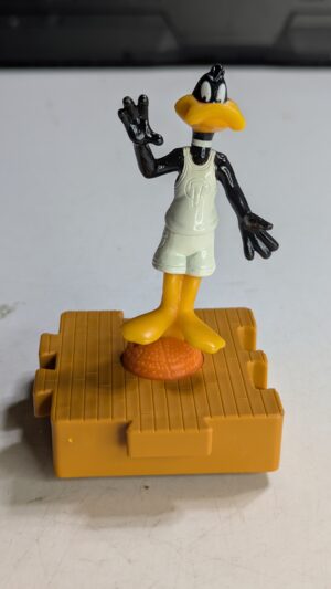 FIGURA DE 1996 MCDONALD'S DAFFY DUCK LOONEY TUNES - SPACE JAM – 32 GRAMAS - #4 USADO (UK) PREÇO DO FRETE NA DESCRIÇÃO