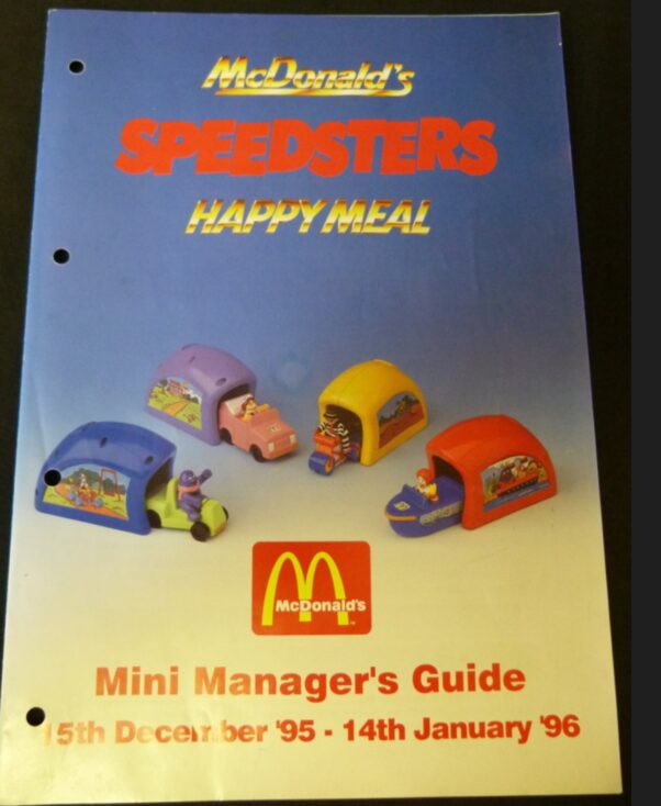 FIGURA DE 1995 – RONALD MCDONALD’S IN SPEEDSTERS GRIMACE – USADO (UK) PREÇO DO FRETE NA DESCRIÇÃO - Imagem 9