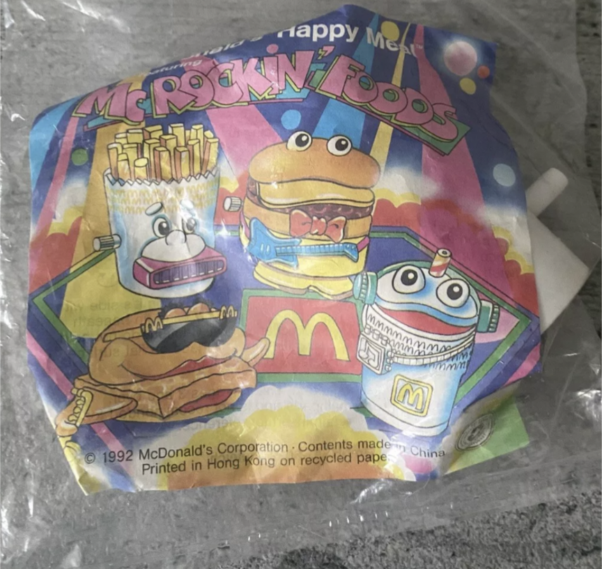 FIGURA DE 1991 - MCDONALD'S MC ROCKIN FOODS - 22 GRAMAS - USADO (UK) PREÇO DO FRETE NA DESCRIÇÃO - Imagem 2