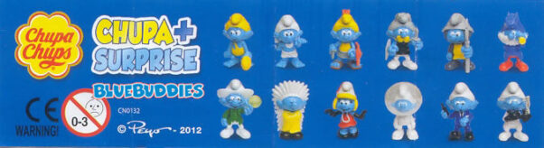 FIGURA DE 2012 – CHUPA CHUPS VIKING SMURF CU5113 - 5 GRAMAS - USADO (UK) PREÇO DO FRETE NA DESCRIÇÃO - Imagem 10