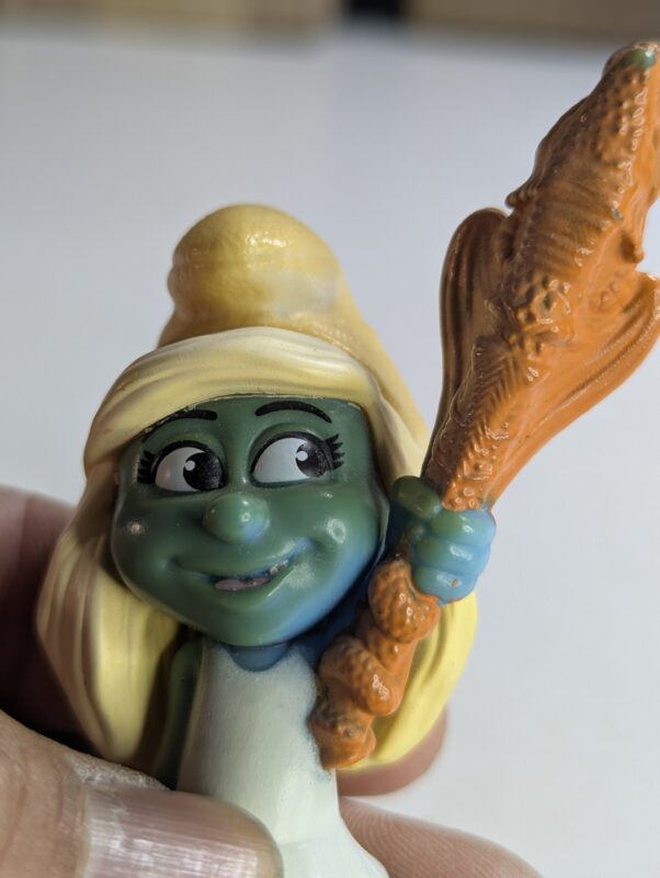 FIGURA DE 2013 MCDONALD'S SMURF 2 SMURFETTE – 19 GRAMAS - USADO (UK) PREÇO DO FRETE NA DESCRIÇÃO - Imagem 5