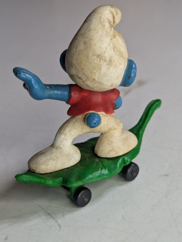 FIGURA DE 1978 MCDONALD'S SMURF SKATER – 25 GRAMAS - USADO (UK) PREÇO DO FRETE NA DESCRIÇÃO - Imagem 4