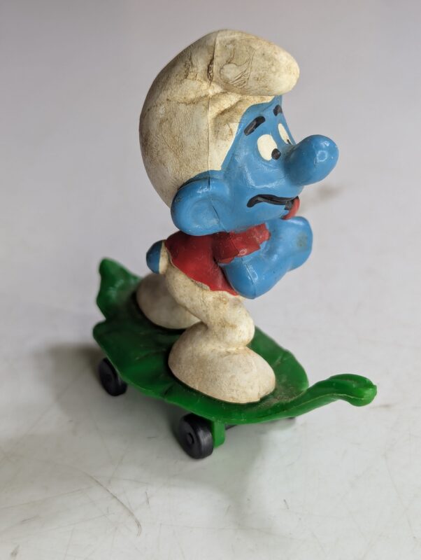 FIGURA DE 1978 MCDONALD'S SMURF SKATER – 25 GRAMAS - USADO (UK) PREÇO DO FRETE NA DESCRIÇÃO - Imagem 5