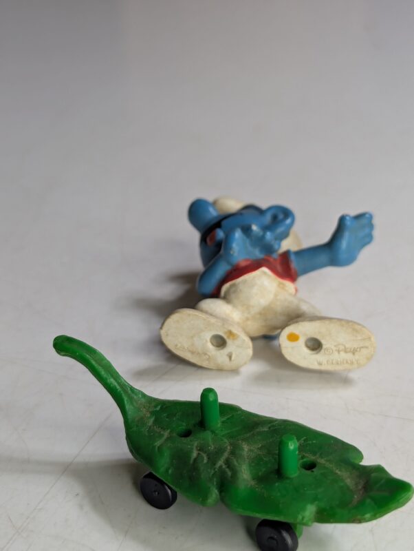 FIGURA DE 1978 MCDONALD'S SMURF SKATER – 25 GRAMAS - USADO (UK) PREÇO DO FRETE NA DESCRIÇÃO - Imagem 6