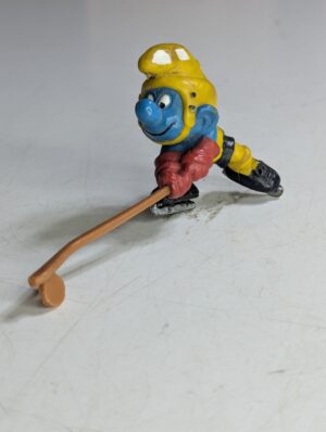 FIGURA DE 1978 MCDONALD'S SMURF HOCKEY – 19 GRAMAS - USADO (UK) PREÇO DO FRETE NA DESCRIÇÃO