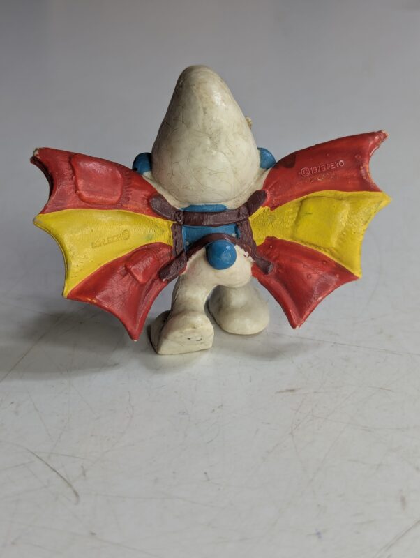 FIGURA DE 1978 MCDONALD'S SMURF GLIDER – 20 GRAMAS - USADO (UK) PREÇO DO FRETE NA DESCRIÇÃO - Imagem 2