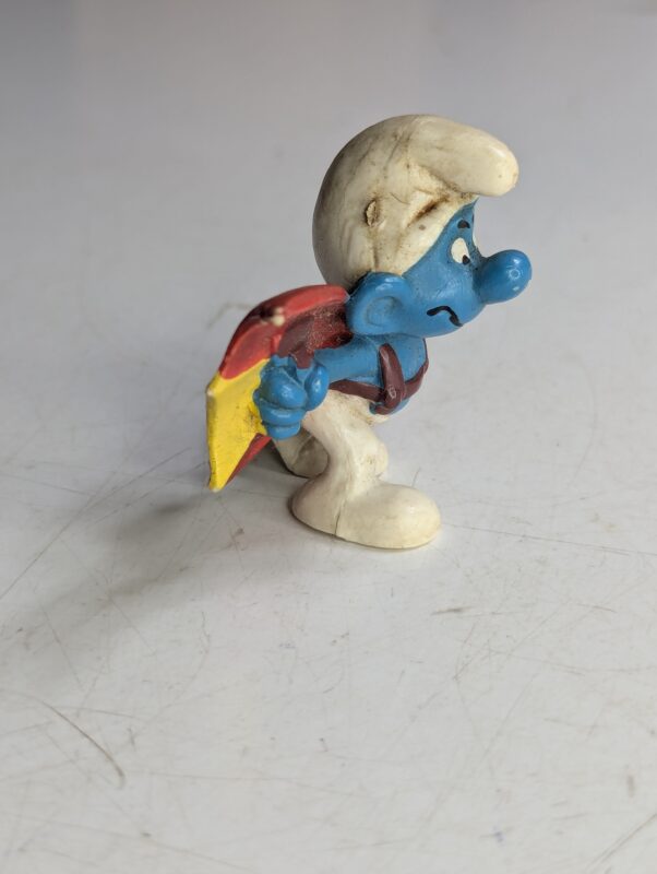 FIGURA DE 1978 MCDONALD'S SMURF GLIDER – 20 GRAMAS - USADO (UK) PREÇO DO FRETE NA DESCRIÇÃO - Imagem 3