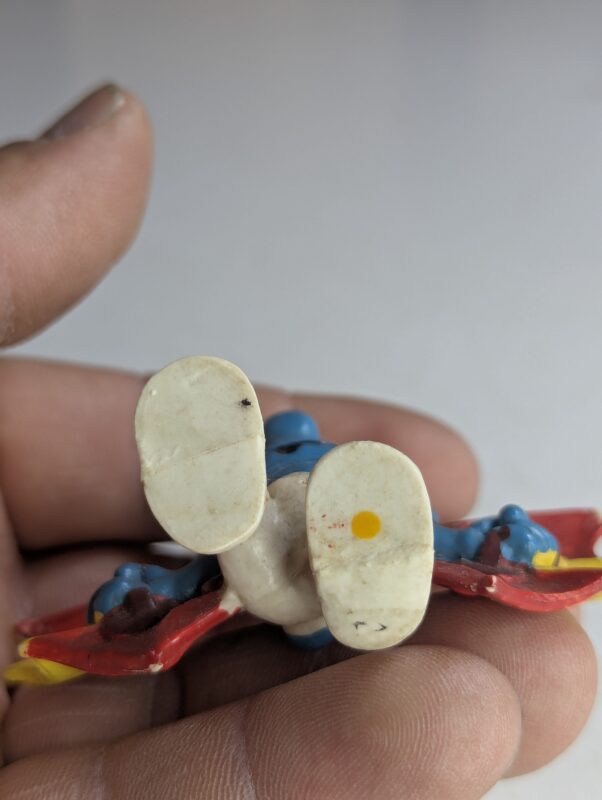 FIGURA DE 1978 MCDONALD'S SMURF GLIDER – 20 GRAMAS - USADO (UK) PREÇO DO FRETE NA DESCRIÇÃO - Imagem 8