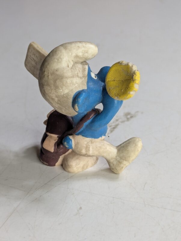 FIGURA DE 1978 MCDONALD'S SMURF MAILMAN – 23 GRAMAS - USADO (UK) PREÇO DO FRETE NA DESCRIÇÃO - Imagem 4