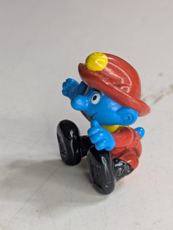 FIGURA DE 1996 SMURF MINIMATSS ARTICULÁVEL – 13 GRAMAS - USADO (UK) PREÇO DO FRETE NA DESCRIÇÃO - Imagem 2