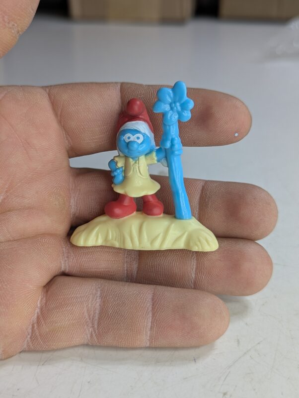 FIGURA DE 2017 MCDONALD'S SMURF LOST VILLAGE – 7 GRAMAS - USADO (UK) PREÇO DO FRETE NA DESCRIÇÃO - Imagem 4