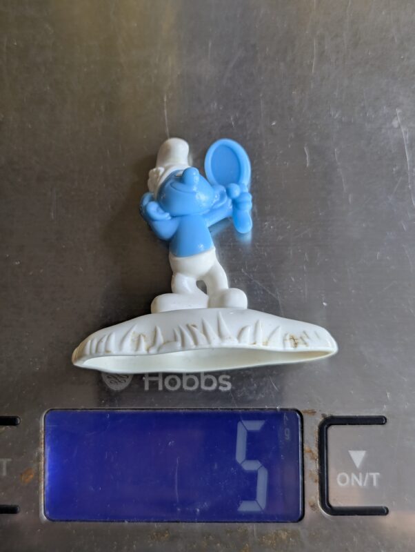 FIGURA DE 2017 MCDONALD'S SMURF LOST VILLAGE  – 5 GRAMAS - USADO (UK) PREÇO DO FRETE NA DESCRIÇÃO - Imagem 8