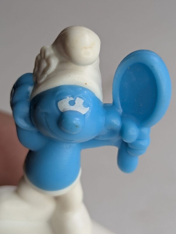 FIGURA DE 2017 MCDONALD'S SMURF LOST VILLAGE  – 5 GRAMAS - USADO (UK) PREÇO DO FRETE NA DESCRIÇÃO - Imagem 5