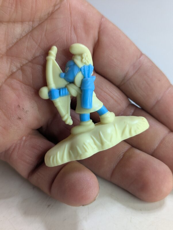 FIGURA DE 2017 MCDONALD'S SMURF LOST VILLAGE – 5 GRAMAS - USADO (UK) PREÇO DO FRETE NA DESCRIÇÃO - Imagem 3