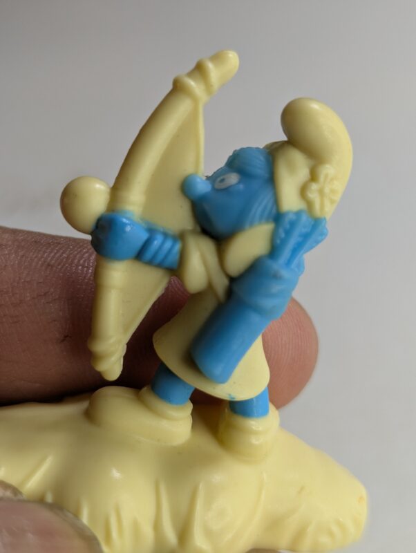 FIGURA DE 2017 MCDONALD'S SMURF LOST VILLAGE – 5 GRAMAS - USADO (UK) PREÇO DO FRETE NA DESCRIÇÃO - Imagem 2