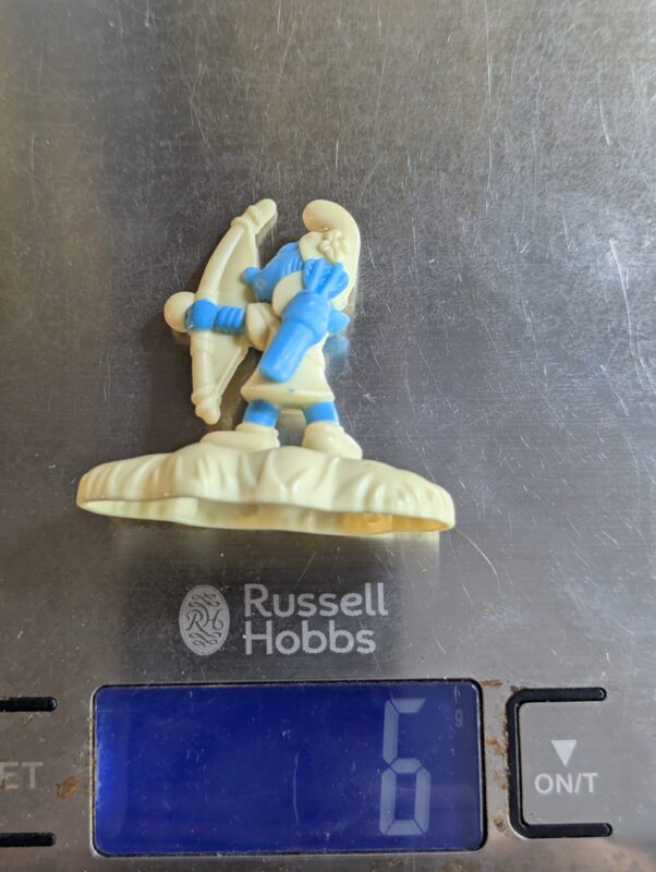 FIGURA DE 2017 MCDONALD'S SMURF LOST VILLAGE – 5 GRAMAS - USADO (UK) PREÇO DO FRETE NA DESCRIÇÃO - Imagem 8