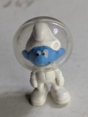 FIGURA DE 2012 – CHUPA CHUPS ASTRONAUT SMURF CU5113 - 6 GRAMAS - USADO (UK) PREÇO DO FRETE NA DESCRIÇÃO