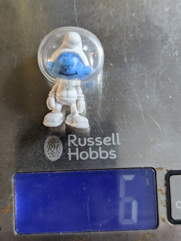 FIGURA DE 2012 – CHUPA CHUPS ASTRONAUT SMURF CU5113 - 6 GRAMAS - USADO (UK) PREÇO DO FRETE NA DESCRIÇÃO - Imagem 9