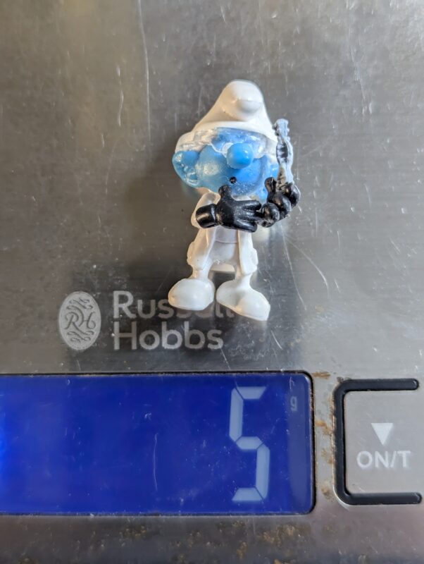 FIGURA DE 2012 – CHUPA CHUPS SCIENTIST SMURF CU5113 - 5 GRAMAS - USADO (UK) PREÇO DO FRETE NA DESCRIÇÃO - Imagem 8