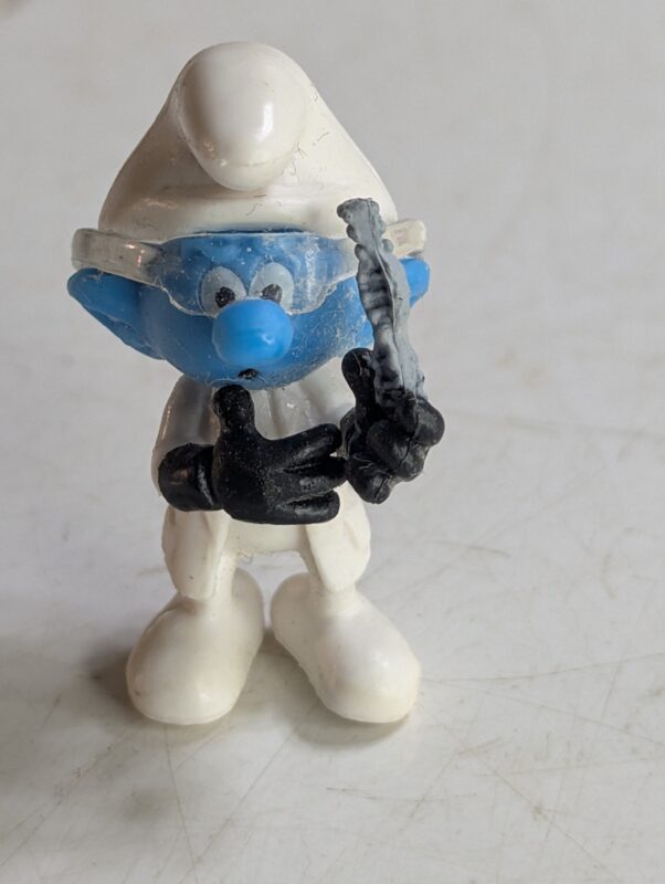 FIGURA DE 2012 – CHUPA CHUPS SCIENTIST SMURF CU5113 - 5 GRAMAS - USADO (UK) PREÇO DO FRETE NA DESCRIÇÃO - Imagem 2