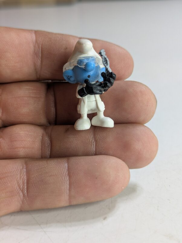 FIGURA DE 2012 – CHUPA CHUPS SCIENTIST SMURF CU5113 - 5 GRAMAS - USADO (UK) PREÇO DO FRETE NA DESCRIÇÃO - Imagem 4