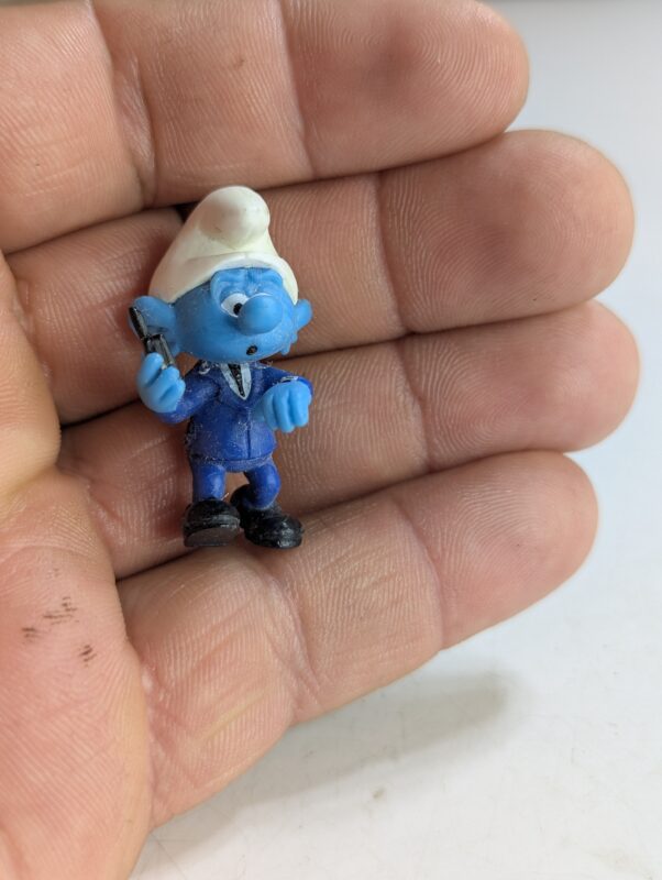 FIGURA DE 2012 – CHUPA CHUPS BUSINESS SMURF CU5113 - 4 GRAMAS - USADO (UK) PREÇO DO FRETE NA DESCRIÇÃO - Imagem 3