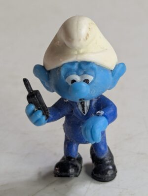 FIGURA DE 2012 – CHUPA CHUPS BUSINESS SMURF CU5113 - 4 GRAMAS - USADO (UK) PREÇO DO FRETE NA DESCRIÇÃO