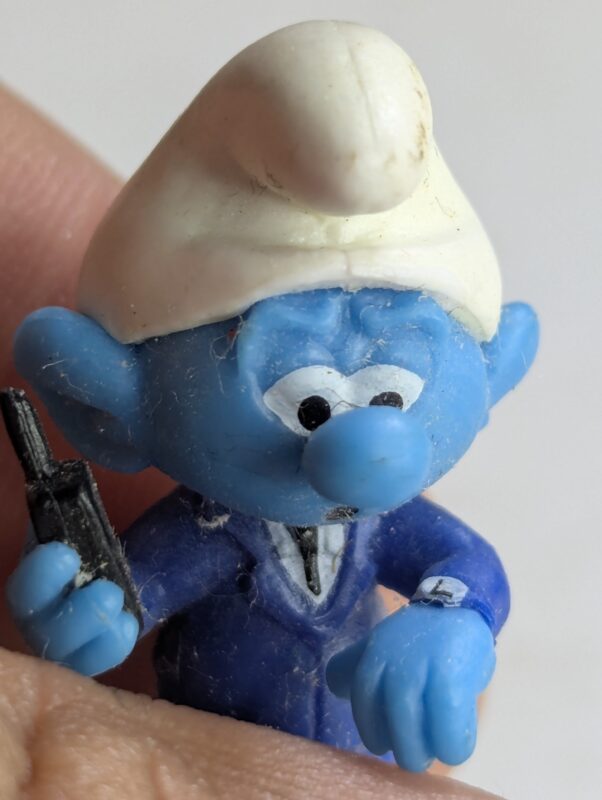 FIGURA DE 2012 – CHUPA CHUPS BUSINESS SMURF CU5113 - 4 GRAMAS - USADO (UK) PREÇO DO FRETE NA DESCRIÇÃO - Imagem 2