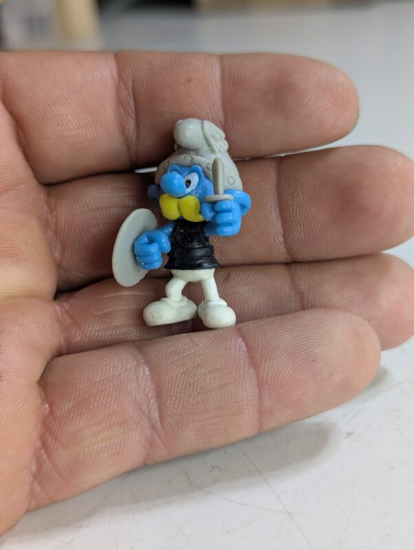 FIGURA DE 2012 – CHUPA CHUPS VIKING SMURF CU5113 - 5 GRAMAS - USADO (UK) PREÇO DO FRETE NA DESCRIÇÃO - Imagem 3