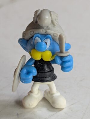 FIGURA DE 2012 – CHUPA CHUPS VIKING SMURF CU5113 - 5 GRAMAS - USADO (UK) PREÇO DO FRETE NA DESCRIÇÃO