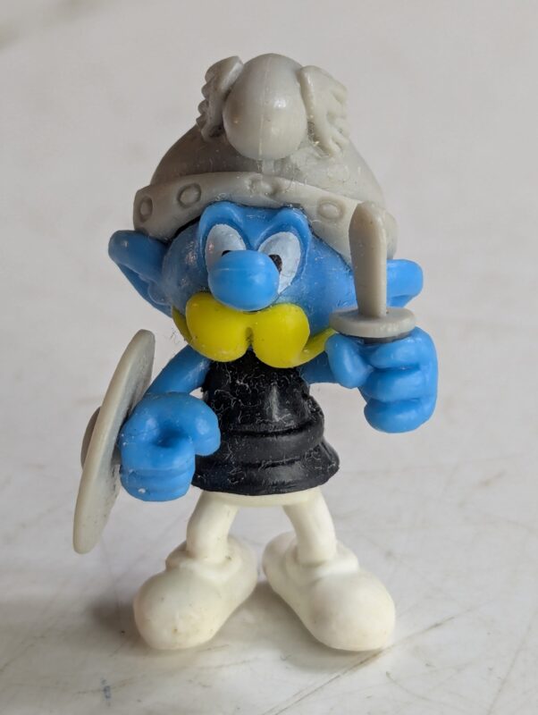 FIGURA DE 2012 – CHUPA CHUPS VIKING SMURF CU5113 - 5 GRAMAS - USADO (UK) PREÇO DO FRETE NA DESCRIÇÃO