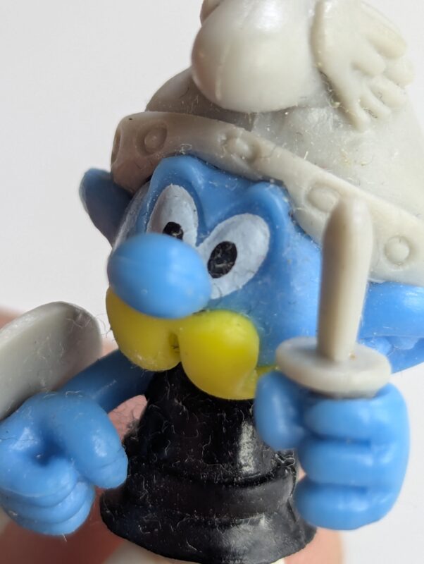 FIGURA DE 2012 – CHUPA CHUPS VIKING SMURF CU5113 - 5 GRAMAS - USADO (UK) PREÇO DO FRETE NA DESCRIÇÃO - Imagem 2