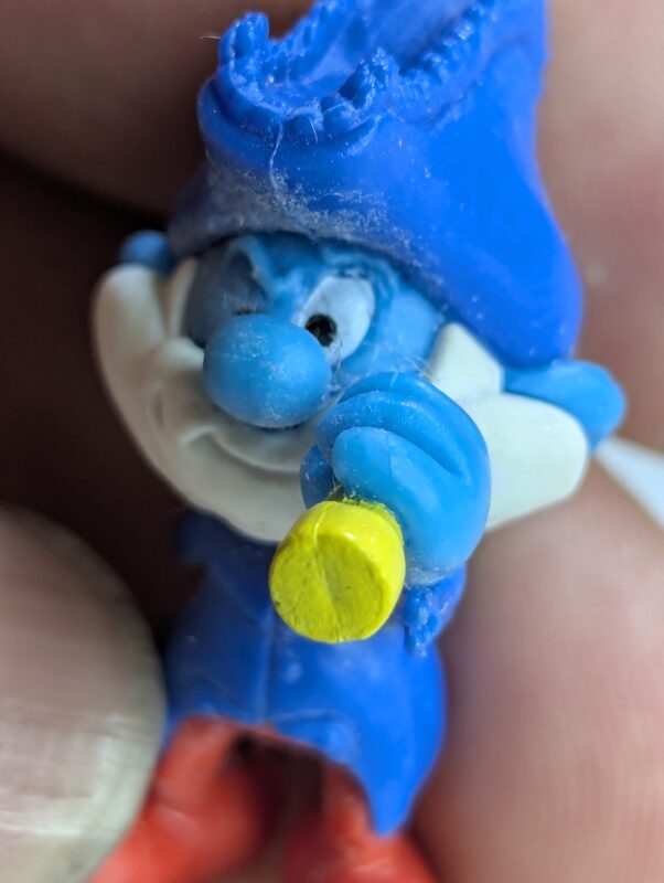 FIGURA DE 2012 – CHUPA CHUPS CAPTAIN PAPA SMURF CU5113 - 5 GRAMAS - USADO (UK) PREÇO DO FRETE NA DESCRIÇÃO - Imagem 2
