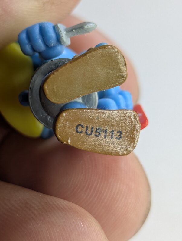 FIGURA DE 2012 – CHUPA CHUPS ROMAN SOLDIER SMURF CU5113 - 5 GRAMAS - USADO (UK) PREÇO DO FRETE NA DESCRIÇÃO - Imagem 7
