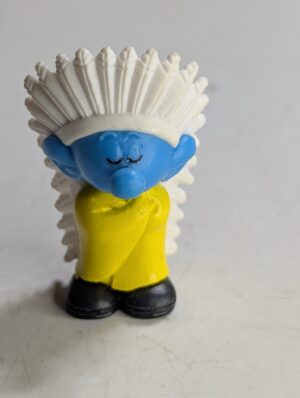 FIGURA DE 2012 – CHUPA CHUPS INDIAN SMURF CU5113 - 4 GRAMAS - USADO (UK) PREÇO DO FRETE NA DESCRIÇÃO