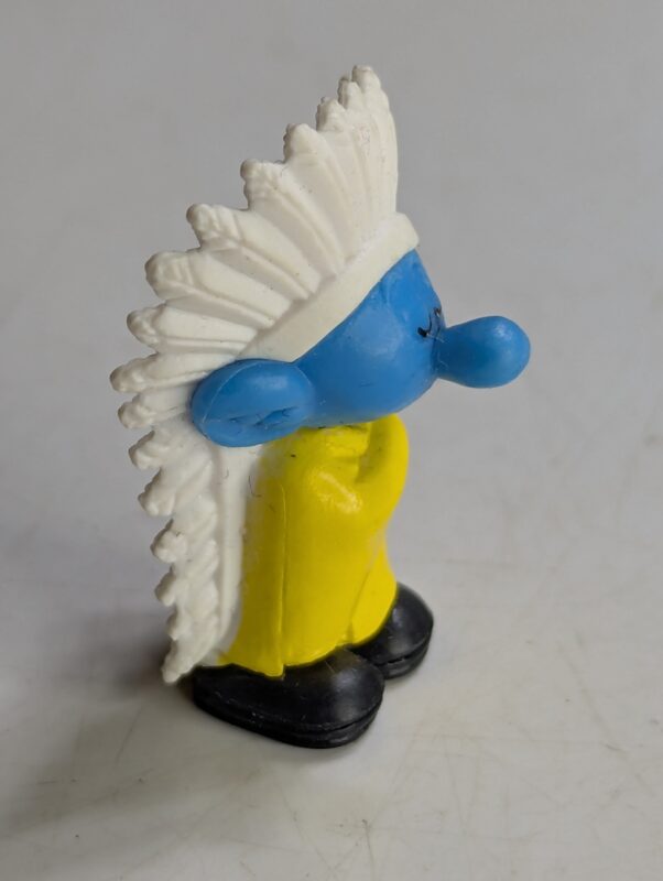 FIGURA DE 2012 – CHUPA CHUPS INDIAN SMURF CU5113 - 4 GRAMAS - USADO (UK) PREÇO DO FRETE NA DESCRIÇÃO - Imagem 4