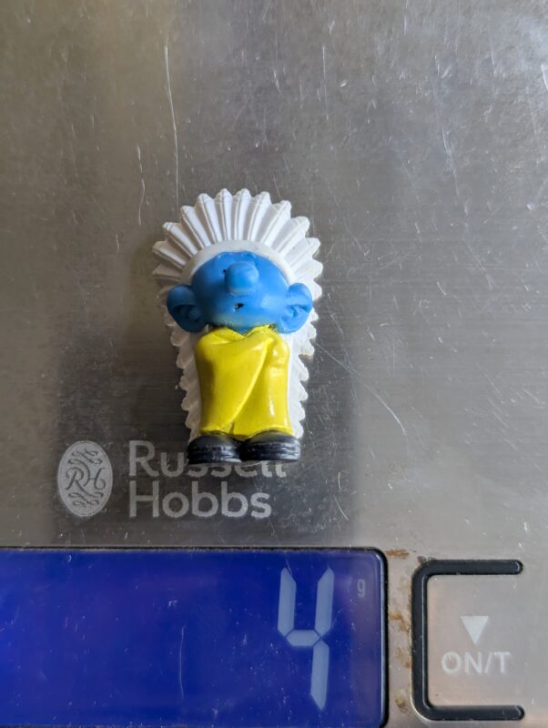 FIGURA DE 2012 – CHUPA CHUPS INDIAN SMURF CU5113 - 4 GRAMAS - USADO (UK) PREÇO DO FRETE NA DESCRIÇÃO - Imagem 9