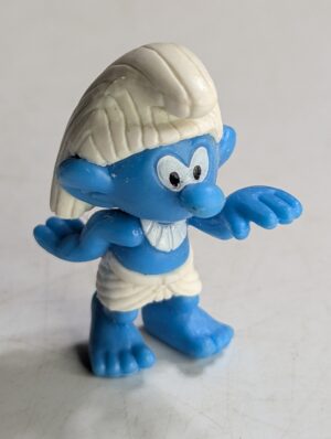 FIGURA DE 2012 – CHUPA CHUPS EGYPTIAN SMURF CU5113 - 5 GRAMAS - USADO (UK) PREÇO DO FRETE NA DESCRIÇÃO