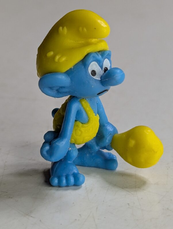 FIGURA DE 2012 – CHUPA CHUPS CAVEMAN SMURF CU5113 - 4 GRAMAS - USADO (UK) PREÇO DO FRETE NA DESCRIÇÃO - Imagem 2