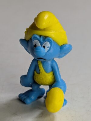 FIGURA DE 2012 – CHUPA CHUPS CAVEMAN SMURF CU5113 - 4 GRAMAS - USADO (UK) PREÇO DO FRETE NA DESCRIÇÃO